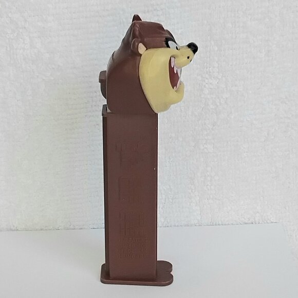 3/$24 NM/M Looney Tunes Tazmanian Devil on Brown PEZ Dispenser!! - Picture 2 of 5